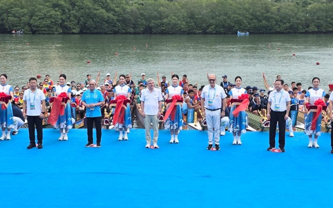 IDBF President Represents Global Dragon Boat Community at the 6th Asian Beach Games